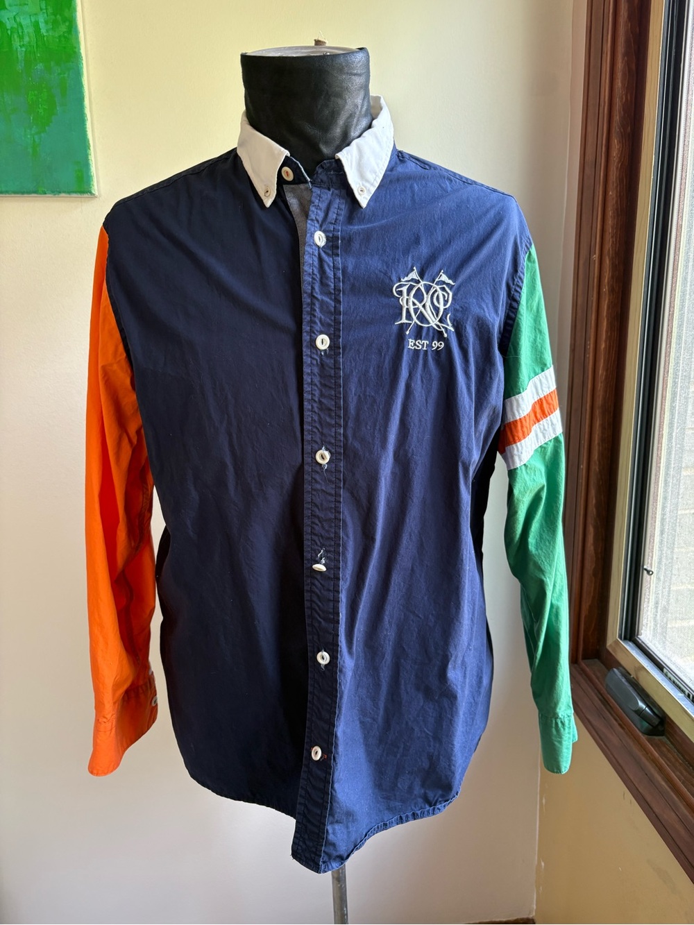 Vintage 1999 Y2K Rocawear Classic “9” Men’s Button-up Shirt